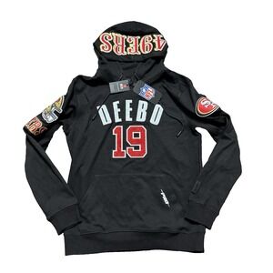 San Francisco 49ers Pro Standard Luxury Collection NFL Hoodie Men's Small Black